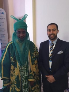 suhail ahmad with his excellency emir of kano nigeria